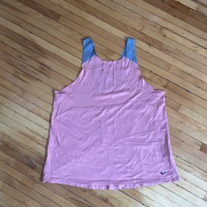 Dusty Rose Nike Dry Fit Top - size XL